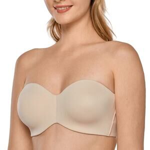 Delimira Natural Beige Underwire Bra with removable straps Woman Size 34B
